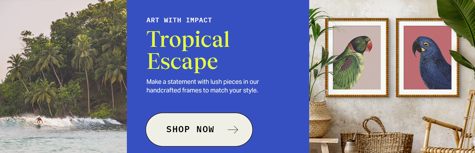 Hero 1 - Shop Tropical Escape Wall Art