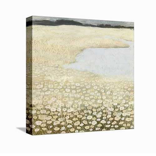 Scenic flowers on canvas linking to canvas artwork