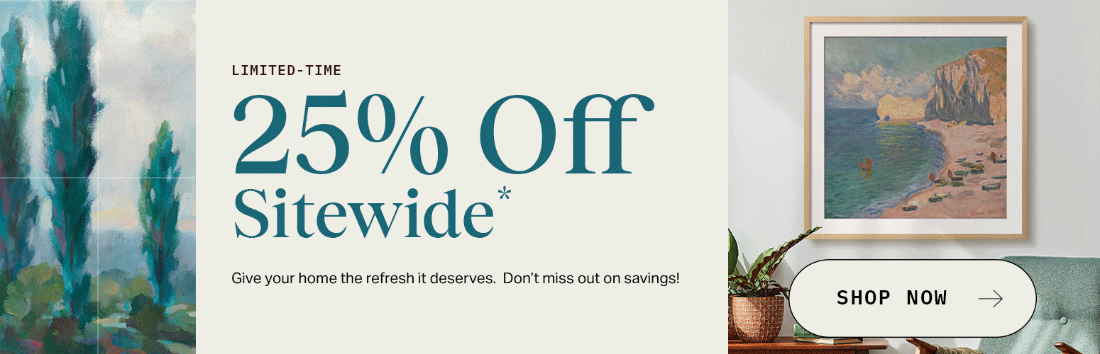 Hero Promo - Shop 25% Off Sitewide - Limited-Time