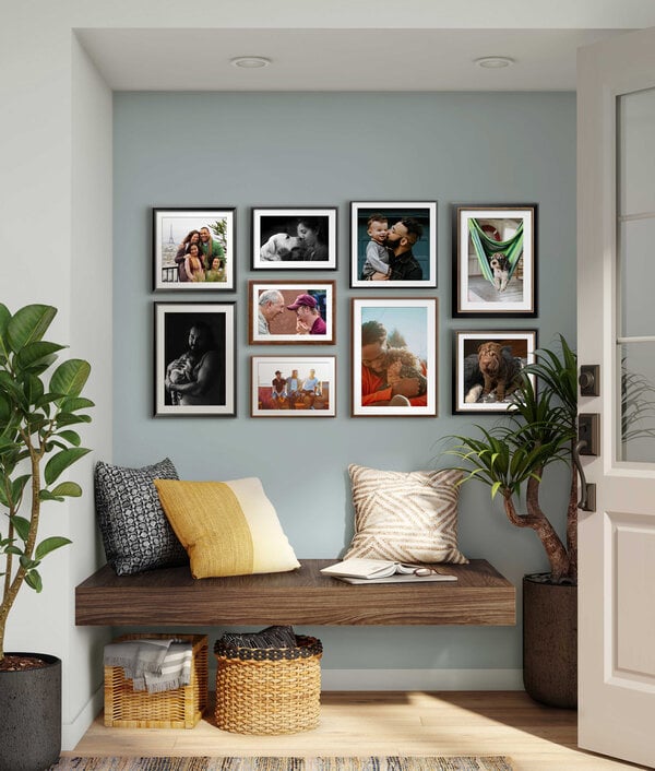 Masonry Grid Gallery Wall Example
