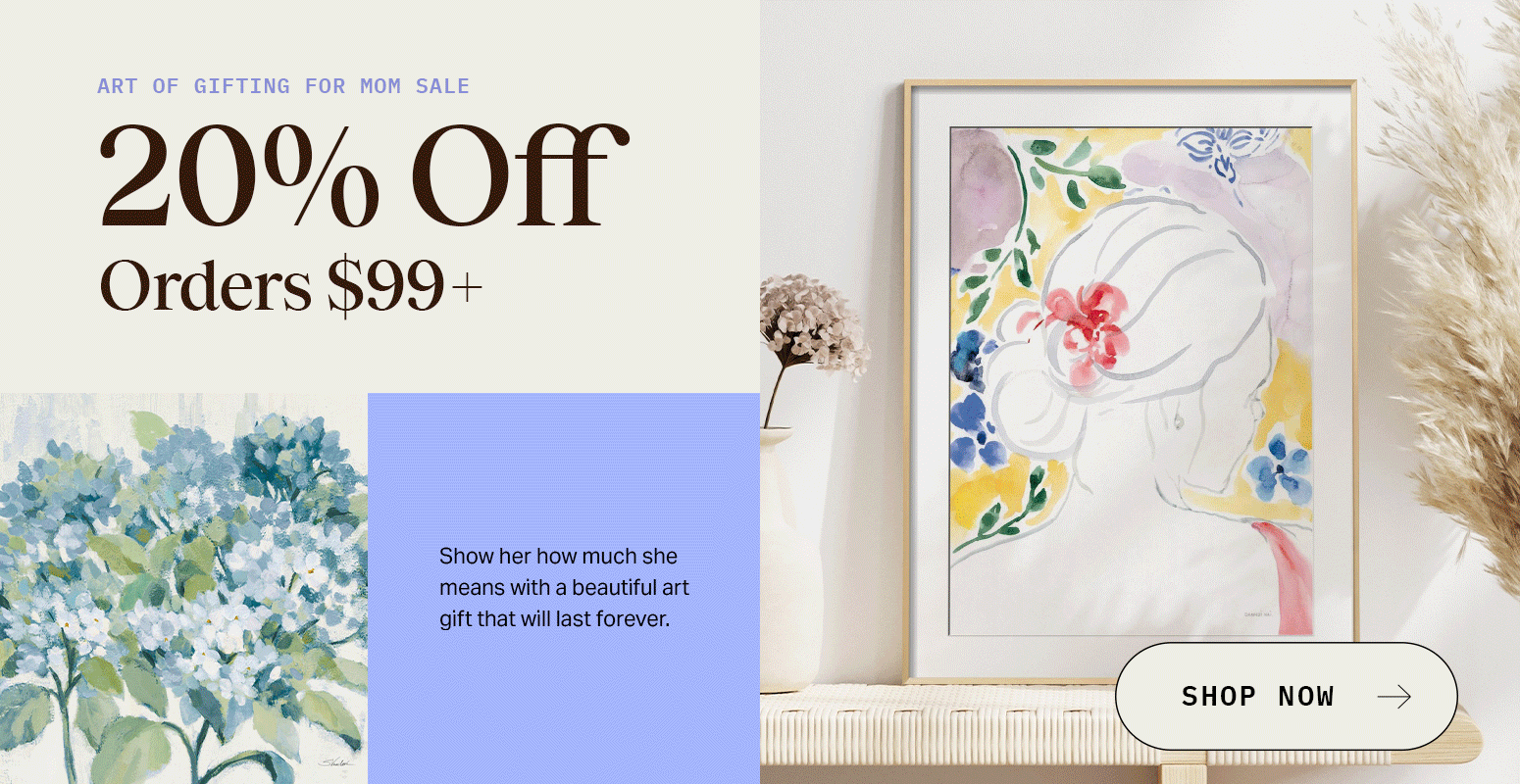 Mother's Day Art Sale- 20% off